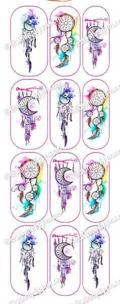Water Slide Decal of Dream Catchers